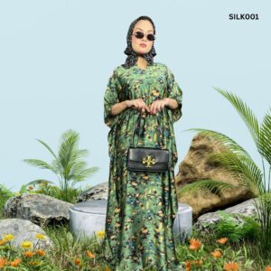 Premium Quality Silk Kaftan Maxi